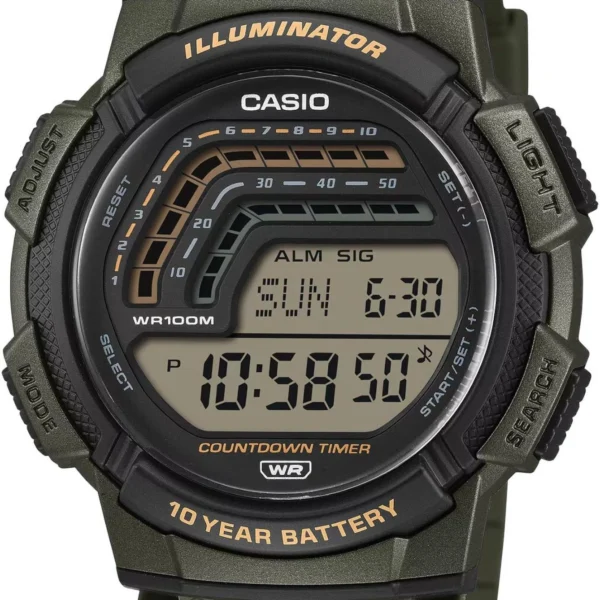 Оригинальные наручные часы Casio WS-1800-3A