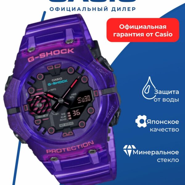 Японские наручные часы Casio G-SHOCK GA-B001CBRS-6A с хронографом