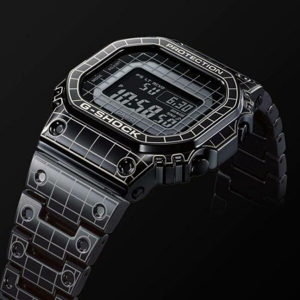 Наручные часы CASIO "G-Shock", кварцевые, водонепроницаемые, WR200, многоугольник, черные