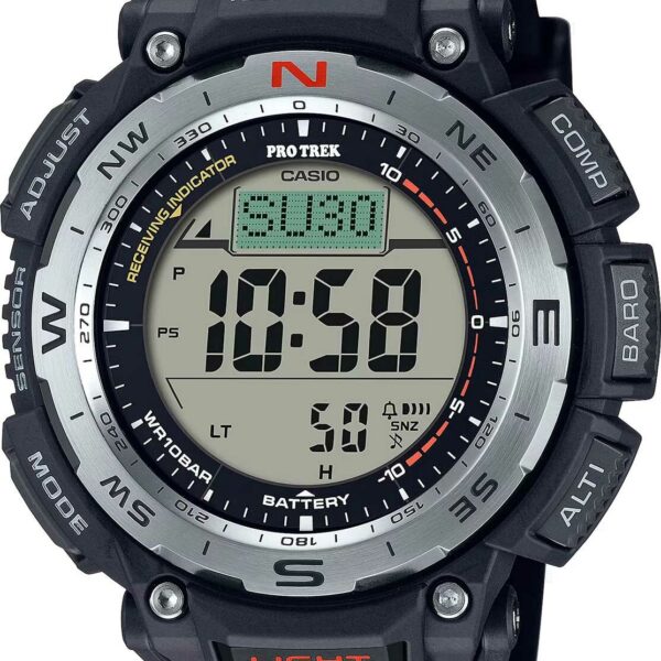 Японские наручные часы Casio Pro Trek PRW-3400-1 с хронографом