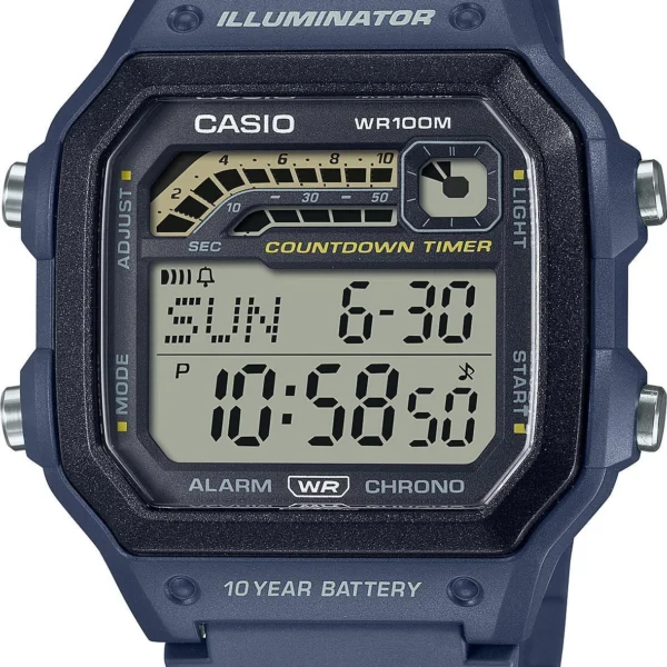 Оригинальные наручные часы Casio WS-1600H-2A