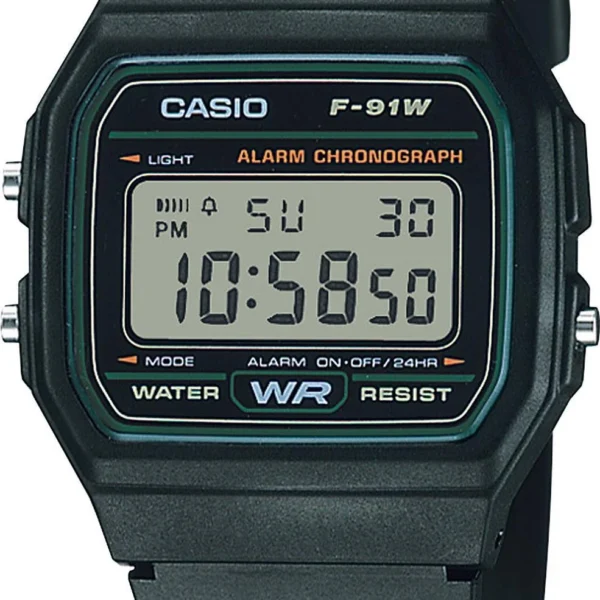 Оригинальные наручные часы Casio F-91W-3S